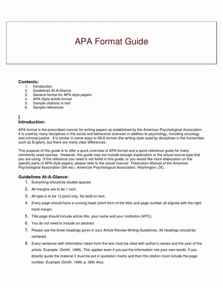 free apa essay format template
